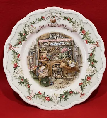 Buy Royal Doulton Brambly Hedge The Discovery Plate - 8”  Christmas SAMPLE / TRIAL • 35.99£