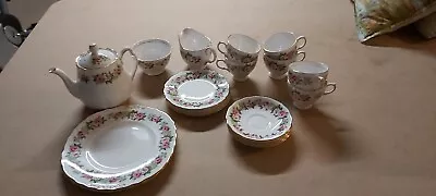 Buy Bone China Tea Set Vintage 23 PieceWith Teapot Can Be Delivered Locally For Fuel • 45£
