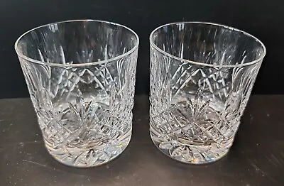 Buy Edinburgh Crystal Whisky Glasses Tumblers D.O.F.  Signed 8cm In Height • 19.99£