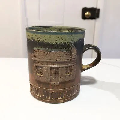 Buy Robin Welch Studio Pottery Mug Burston Strike School Norfolk Christmas Gift Vtg • 14.99£