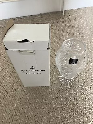 Buy Royal Doulton Lead Crystal Candle Holder (Hurricane Style) • 20£