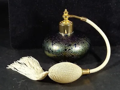 Buy Royal Brierley Studio Art Glass Iridescent Perfume Atomiser Bottle . • 12£