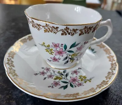 Buy Royal Grafton Floral Spring Cup And Saucer - Porcelain China - England • 9.99£