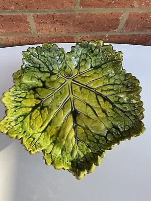 Buy Antique Victorian BRETBY Cabbage Leaf Comport • 35£