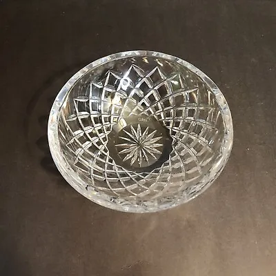 Buy Ceskci Crystal Glass 6  Diamond Cut Clear Candy Bowl Poland • 14.17£