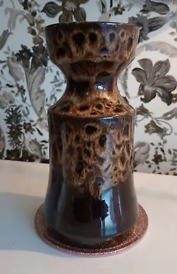 Buy Vintage 1960s/70s Honeycomb Pottery Vase 18.5 Cm Retro Decor VGC • 22£
