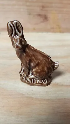 Buy Wade Whimsies Brown Hare Rabbit Figurine • 4.99£