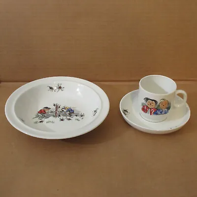 Buy Vtg Max & Moritz Thomas Germany German Child Porcelain Cup Saucer Bowl • 108.68£