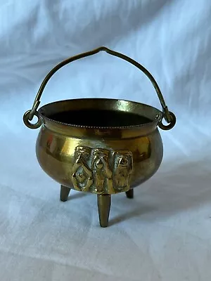 Buy Vintage Chinese Brass Censer Type Bowl Cauldron With 3 Monkeys  • 20£