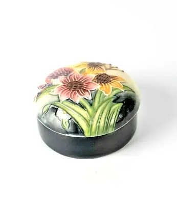 Buy Item - 1137 Old Tupton Ware 2  Tube Lined Trinket Box   Summer Bouquet   Boxed • 10.90£