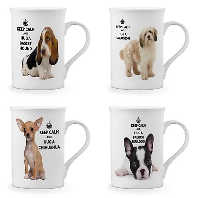 Buy Keep Calm And Hug A... Novelty Gift Fine Bone China Mug • 10.99£