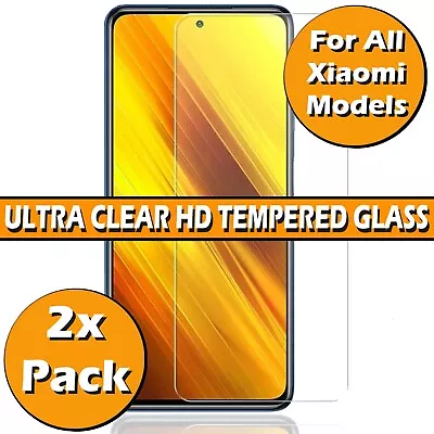 Buy Tempered Glass Screen Protector For Xiaomi Redmi Note 10 Pro Mi 11T 5G Poco X3 • 0.99£