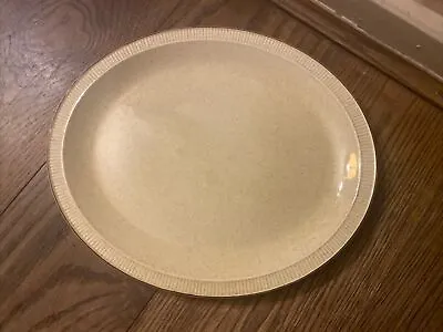 Buy Poole Pottery Broadstone Narrow Rim Creamy Yellow Oval Plate -more Listed • 3.95£