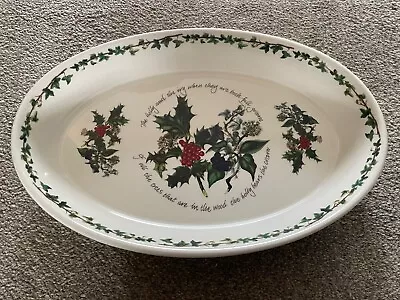 Buy Portmeirion The Holly & The Ivy Very Large Oval Serving Dish 15.5  X 10  Unused • 25£