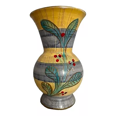 Buy Bitossi Aldo Londi Seta Sgraffito Vase Italian Pottery Mid Century Textured • 19.99£