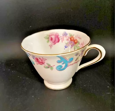 Buy Tuscan Multicolor Florals English Bone China Teacup Made In England 2.75” • 11.53£