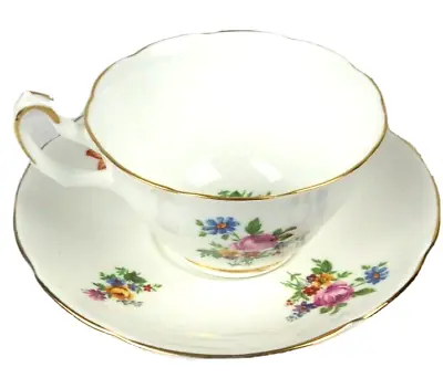 Buy Antique Vanderwood English Rose Tea Cup & Saucer Fine Bone China Floral C. 1930 • 13.93£