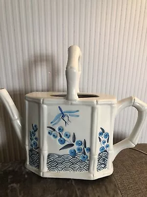 Buy VINTAGE Portugal CERAMIC POTTERY WATERING CAN ORNAMENT • 4.99£