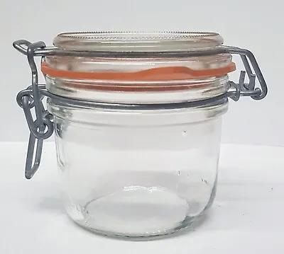 Buy Vintage Classic Le Parfait Hinged Storage Jar W/ Clip Top 250 Ml 8.5 Cm Tall • 9.29£