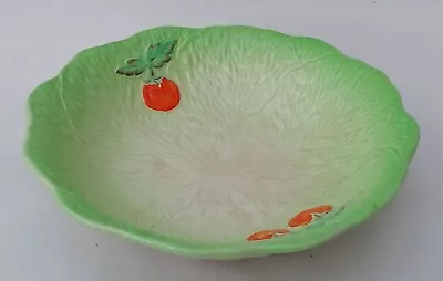 Buy Vintage Beswick Ware Green Cabbage Leaf & Tomato Serving Bowl Dish 215 • 10.99£