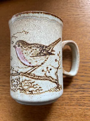 Buy Dunoon Ceramics Stoneware Mug, Made In Scotland - Robin Bird Design • 15£