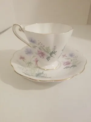 Buy VINTAGE ROYAL STANDARD FINE BONE CHINA FOOTED TEA CUP WITH SAUCER Floral • 19.07£