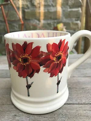 Buy Emma Bridgewater Ngs Half Pint Mug Flowers Dahlia. Discontinued, First. • 38.39£