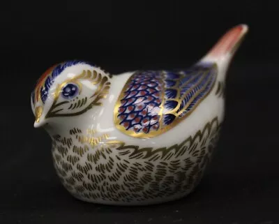 Buy ROYAL CROWN DERBY Goldcrest Bird Bone China PAPERWEIGHT W/ Gold Stopper - S38 • 9.99£
