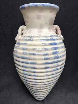 Buy Rare SHELF POTTERY, Hand Crafted Stoneware 'Beehive' 10.5'' Wall Pocket Vase VGC • 14.99£