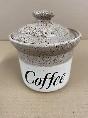 Buy Vintage Stoneware Coffee Canister Brailsford Pottery Derbyshire • 5.99£