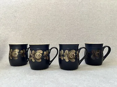 Buy Set Of 4 Denby Bakewell Stoneware Mugs, Excellent Condition • 40£