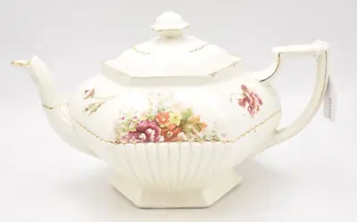 Buy Antique Teapot S Johnson Burslem Britannia Pottery 1916-1931 Decorative Collecti • 17.95£