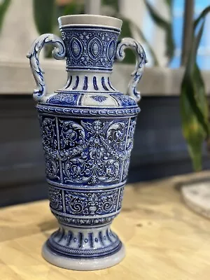 Buy Beautiful Antique German Vase C.1890 Simon Peter Gerz. Interior Design Piece • 100£