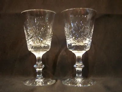 Buy New 2 X Edinburgh Crystal White Wine Glasses New In Box • 19.99£