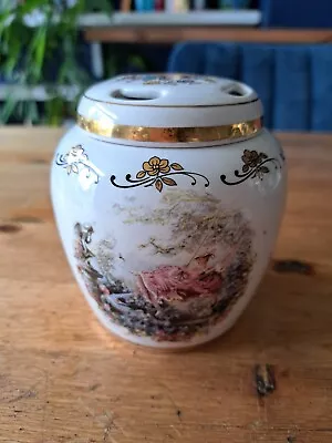 Buy Vintage Lord Nelson Pottery Ceramic Pot Pourri / Ginger Jar - 10cm Tall • 7£