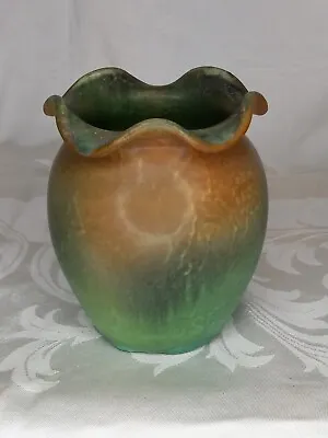 Buy Weller Fruitone Matte Green & Brown Arts & Crafts American Art Pottery Vase • 71.12£