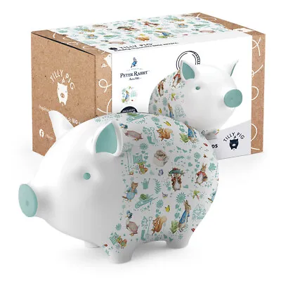 Buy Tilly Pig Ceramic Piggy Bank Beatrix Potter Peter Rabbit & Friends Money Box • 33.99£