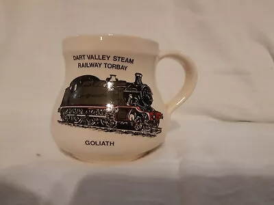 Buy Prinknash Pottery Goliath Mug Dart Valley Steam Railway Torbay • 6£