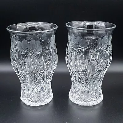 Buy Stevens & Williams Rock Crystal SWL15 Tumbler Glass Pair - 5 3/8  Antique • 245.93£