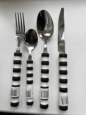 Buy T G Green Cornishware Cornish Black Cutlery Set RARE • 40£