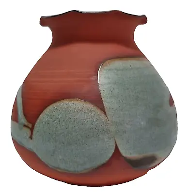 Buy Noel Blue Australia 70's Blue Terracotta Retro Vintage Pottery Vase Free Post AU • 87.96£