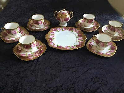 Buy Royal Albert Crown Antique Country Rose China Set 19 Pieces • 110£