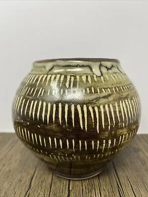 Buy Bernard Leach Stoneware Wax Resist Vase BL Monogram AndLeach Pottery Seal #1220 • 650£