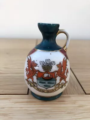 Buy Gemma Crested China Roman Vase - Crest For New Quay • 2.50£