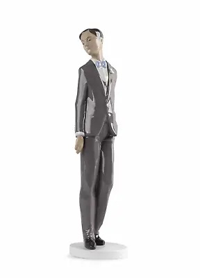 Buy Lladro Soulmates - Groom Ii Figurine #9572 Brand Nib Wedding Couple Save$$ F/sh • 350.18£