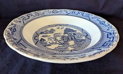 Buy Shancock & Sons Coronaware  Willow Soup Bowl Plate Sold By Selfridge's London  • 4£