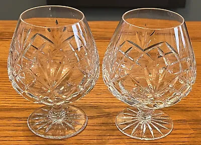 Buy X2 Edinburgh Crystal Brandy Glasses • 20£