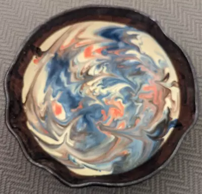 Buy French Pottery Marble Glazed Bowl • 20£