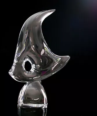 Buy Daum France Art Glass, Crystal Angel Fish Sculpture, Figurine  • 86.86£