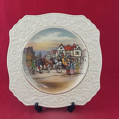 Buy Vintage Royal Winton Grimwades Large Coaching Plate - 8762 O/A • 35£